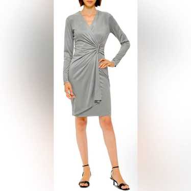 calvin klein faux wrap dress size 12 - image 1