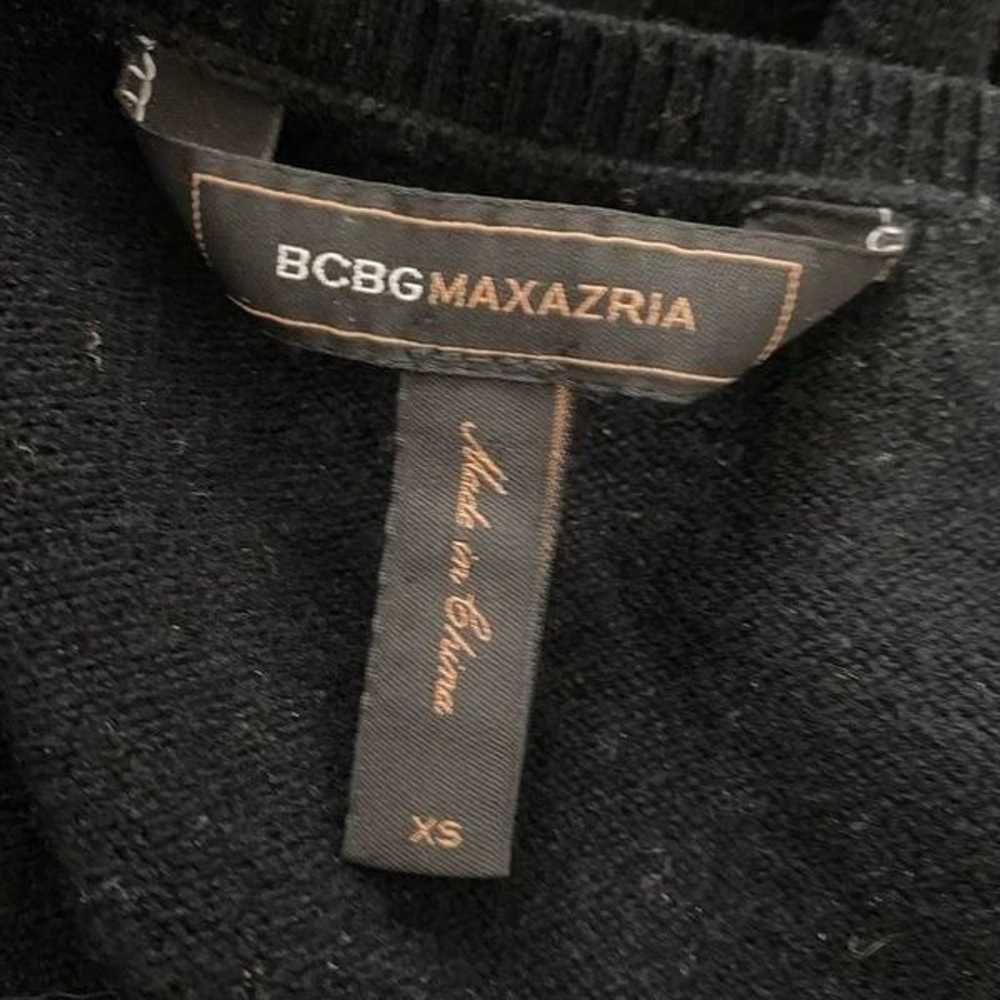 BCBGMaxazria SZ XS black sweater dress - image 4