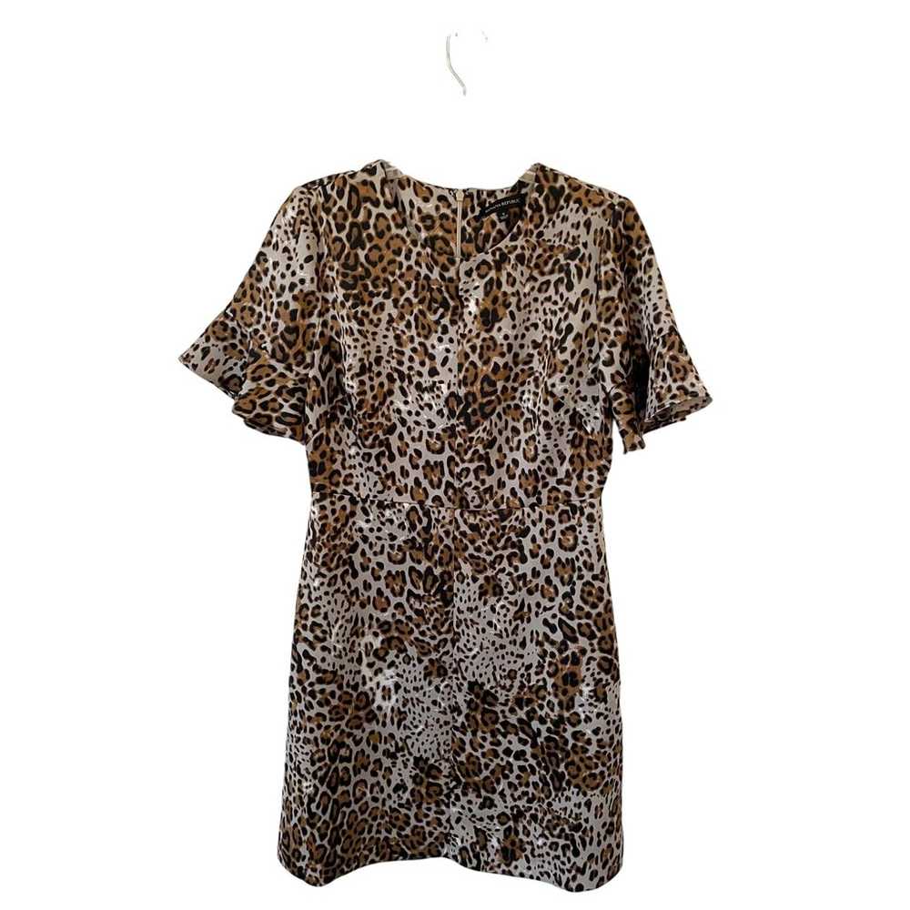 Banana Republic Animal Print Leopard Mini Dress T… - image 1