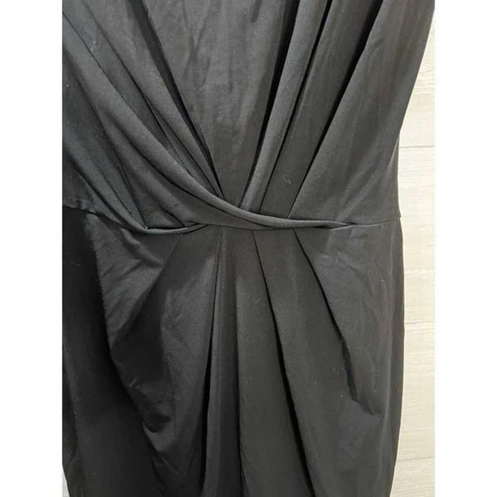 Collective Concepts Black Sheath Dress Twist Fron… - image 4