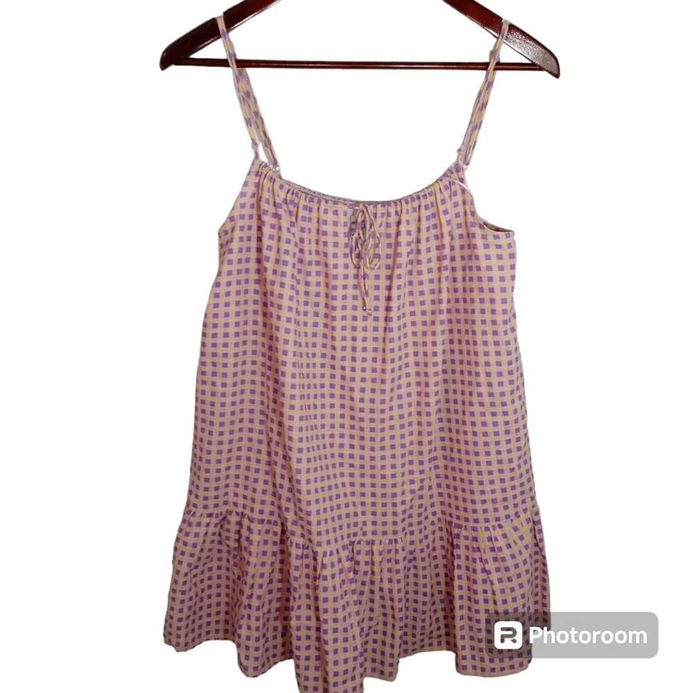 Urban Outfitters Nova Purple and Yellow Gingham B… - image 3