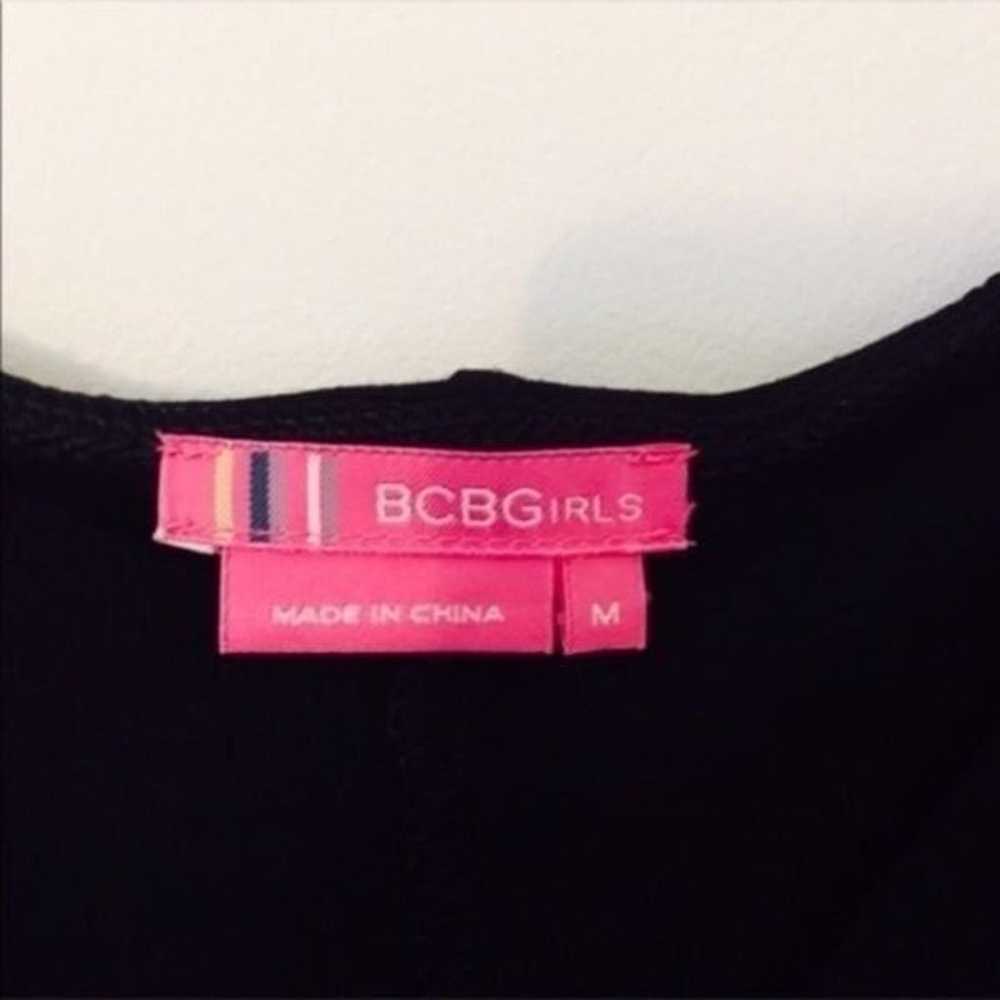 BCBG black v-neck dress - image 3