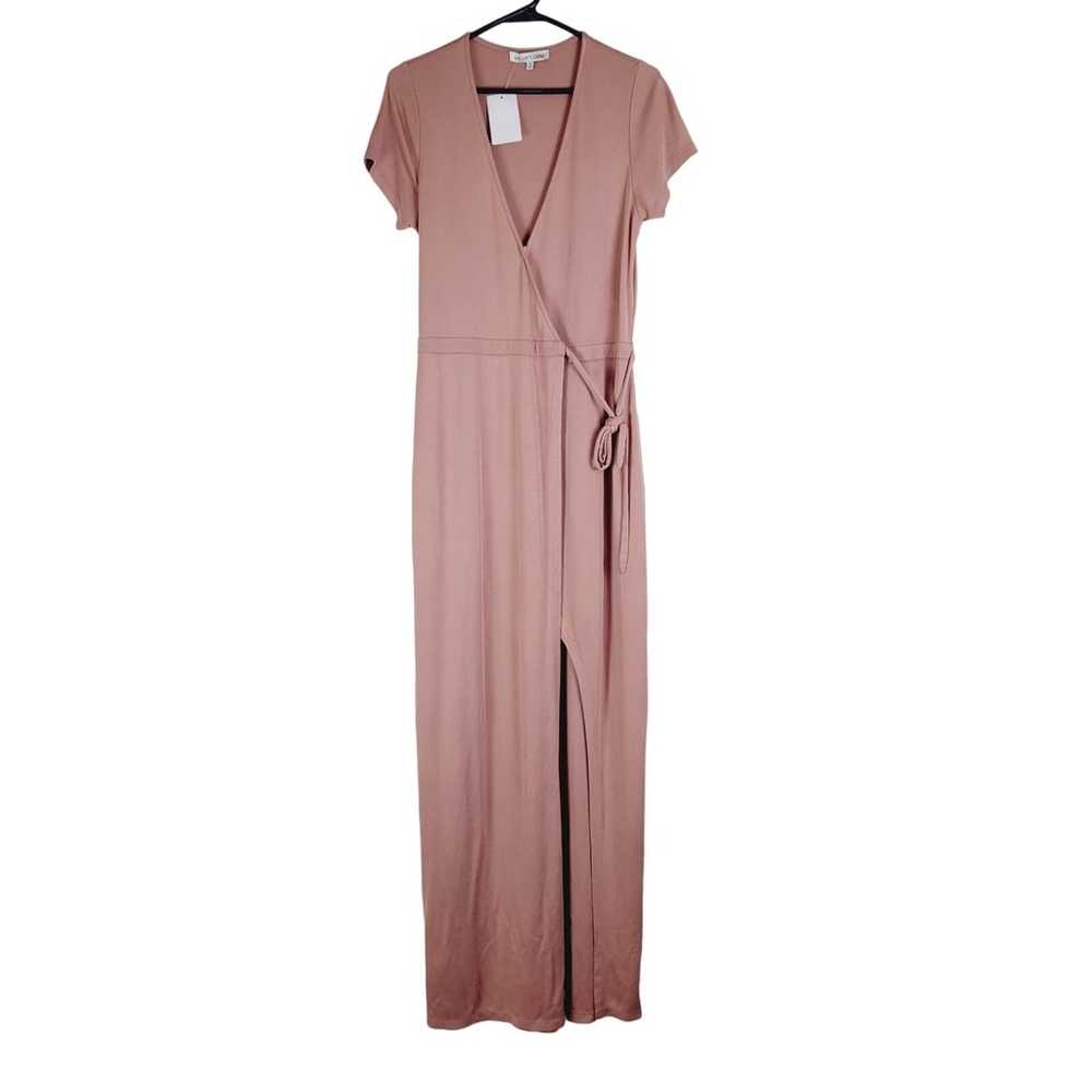 Heartloom dusty pink short sleeved maxi wrap dress - image 2