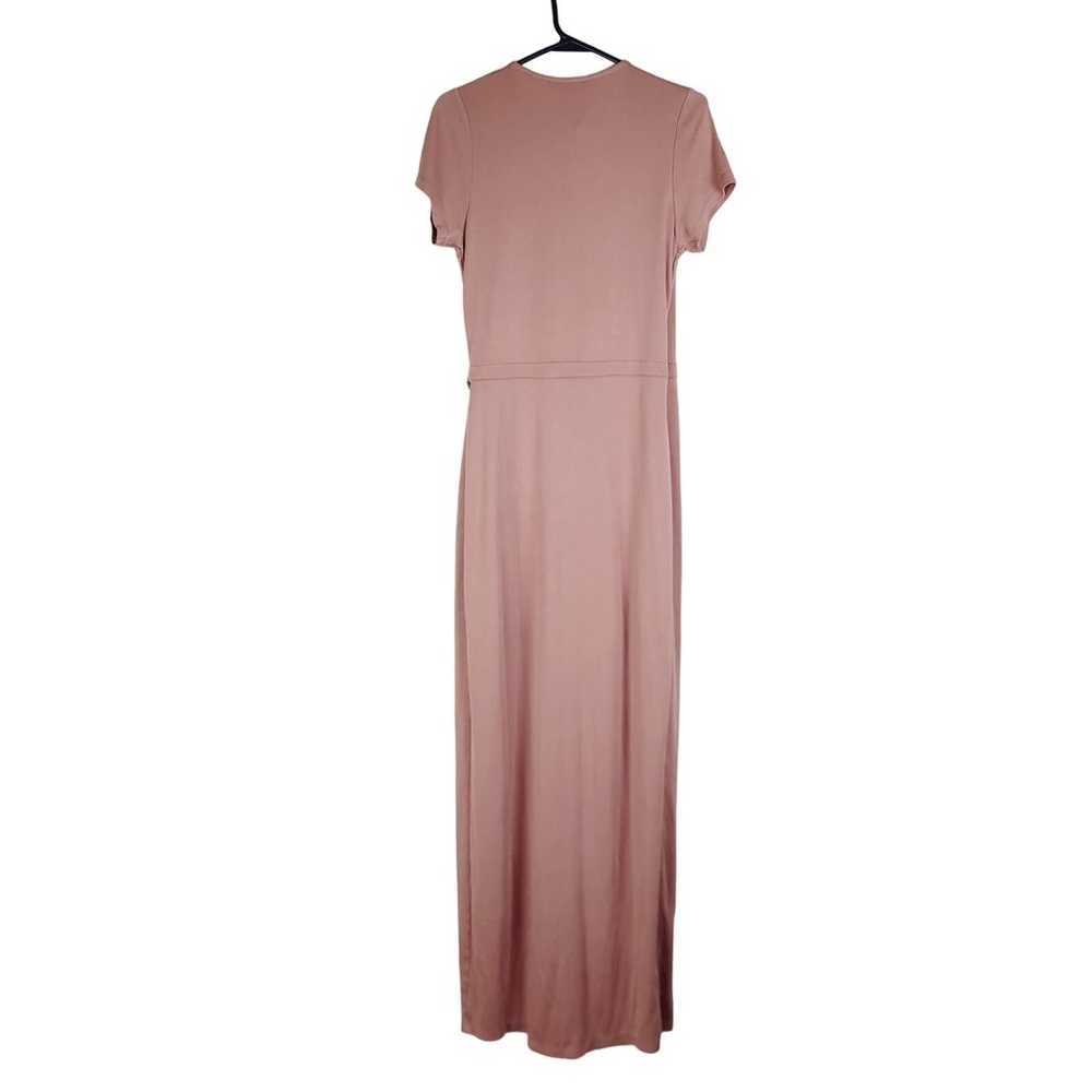 Heartloom dusty pink short sleeved maxi wrap dress - image 4