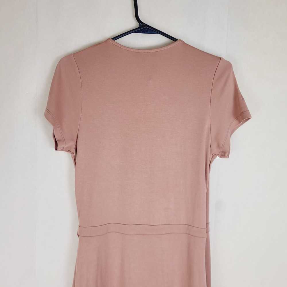 Heartloom dusty pink short sleeved maxi wrap dress - image 7