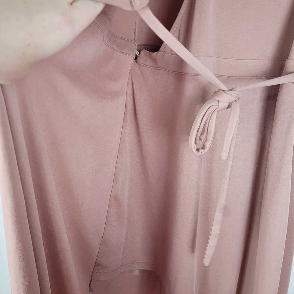 Heartloom dusty pink short sleeved maxi wrap dress - image 8