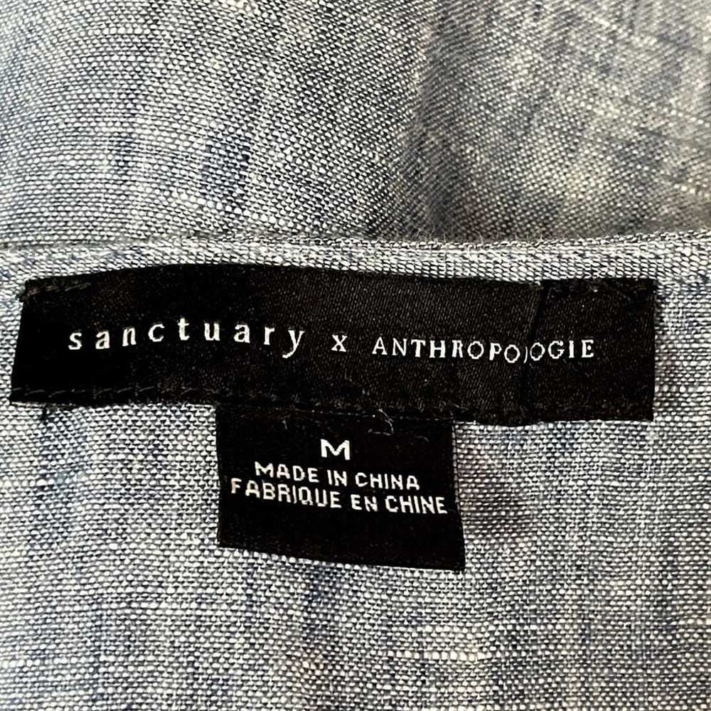 Sanctuary x Anthropologie Blue Montana Front Tie … - image 8