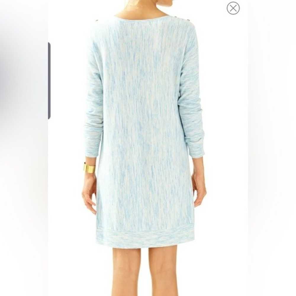 Lilly Pulitzer Jupiter sweater Dress Blue Size L - image 2