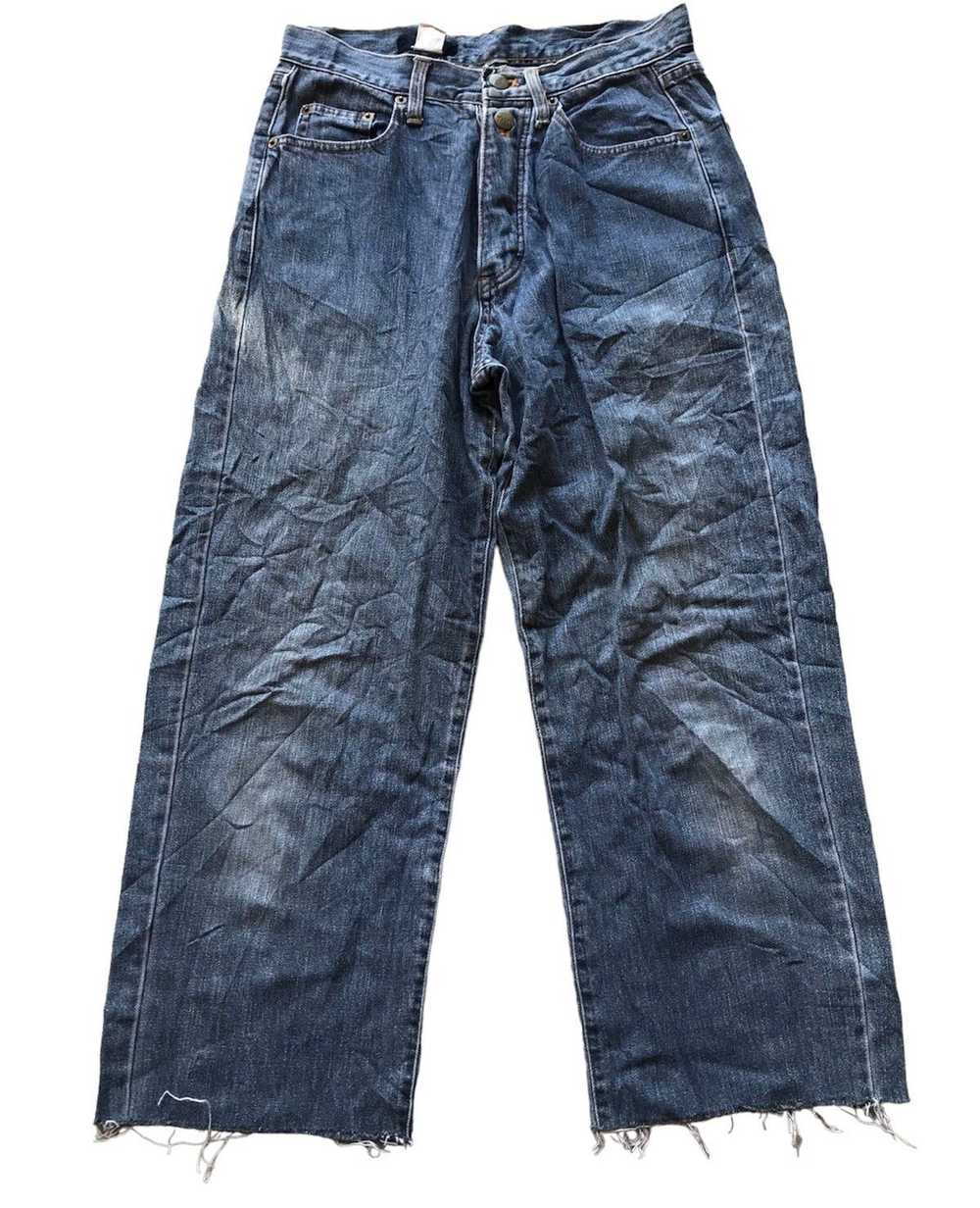 Yohji Yamamoto Ys Bis 3 Quarter Cropped Jeans - image 1