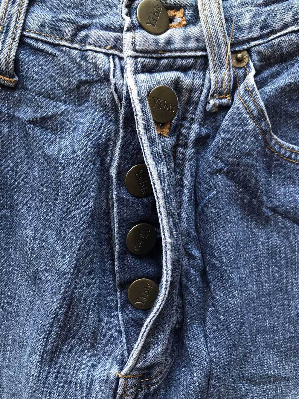 Yohji Yamamoto Ys Bis 3 Quarter Cropped Jeans - image 3