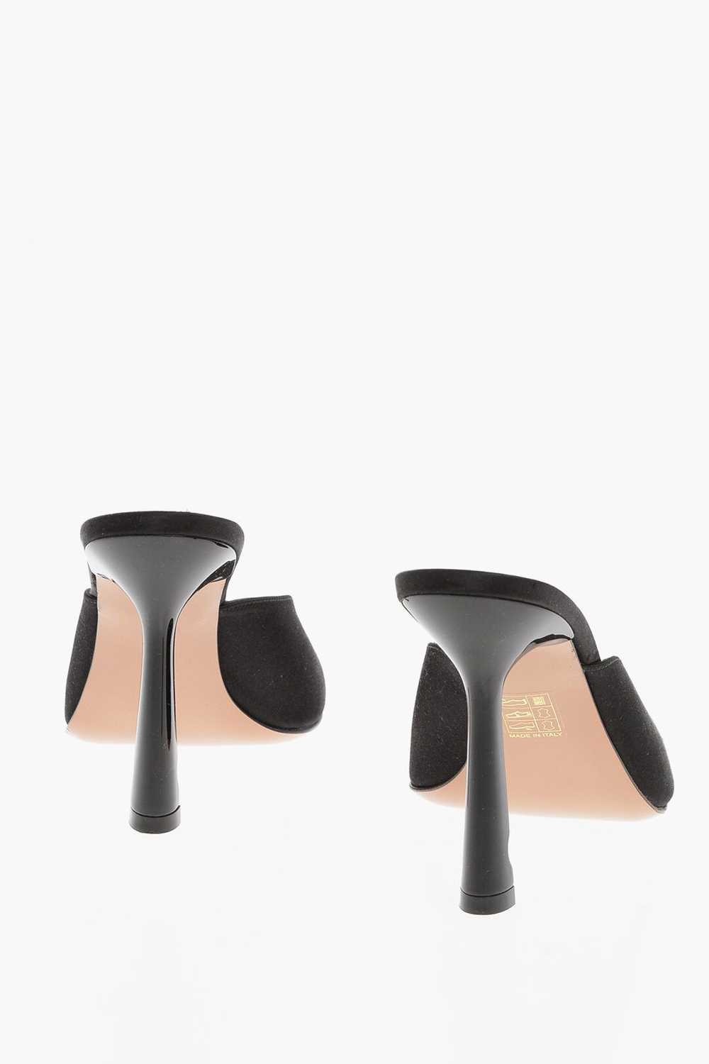 Off-White og1mm0524 Satin Lollipop Mules in Black - image 3