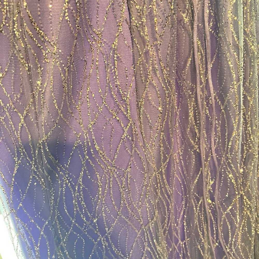 Purple prom dress - image 6