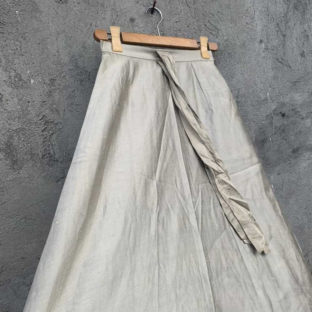 Dries Van Noten Silk maxi skirt - image 2