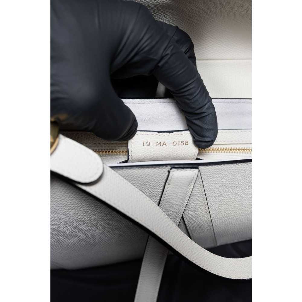 Dior Christian Dior Saddle Bag with Strap Latte G… - image 8