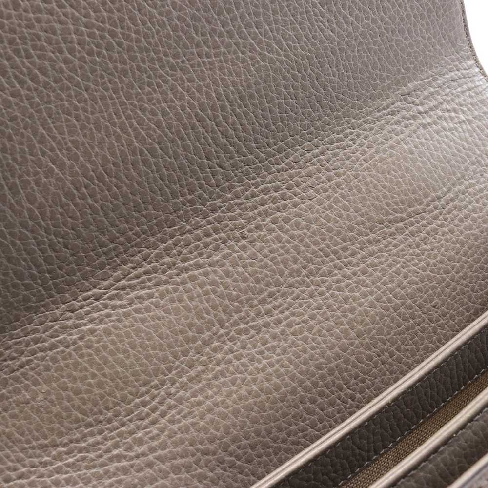 Gucci Interlocking G Handbag Leather Gray Beige - image 6
