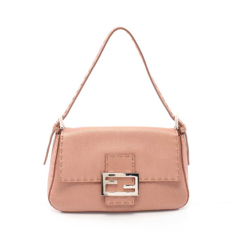 Fendi Mamma Bucket Selleria Handbag Leather Pink … - image 1