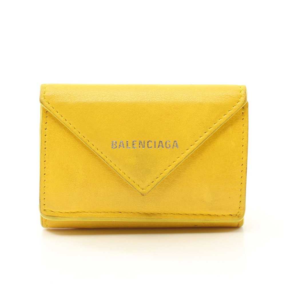 Balenciaga Paper Mini Wallet Compact Wallet Trifo… - image 1