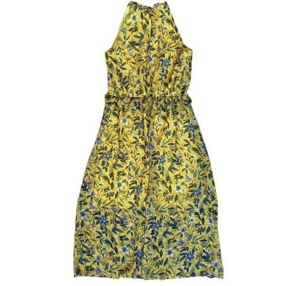 Sam Edelman Yellow Floral Sheer Layered Maxi Dres… - image 4