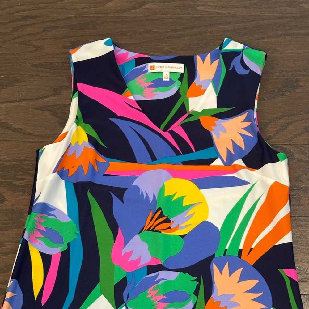 Jude Connally Vibrant Tropical Print Wrinkle Resi… - image 2