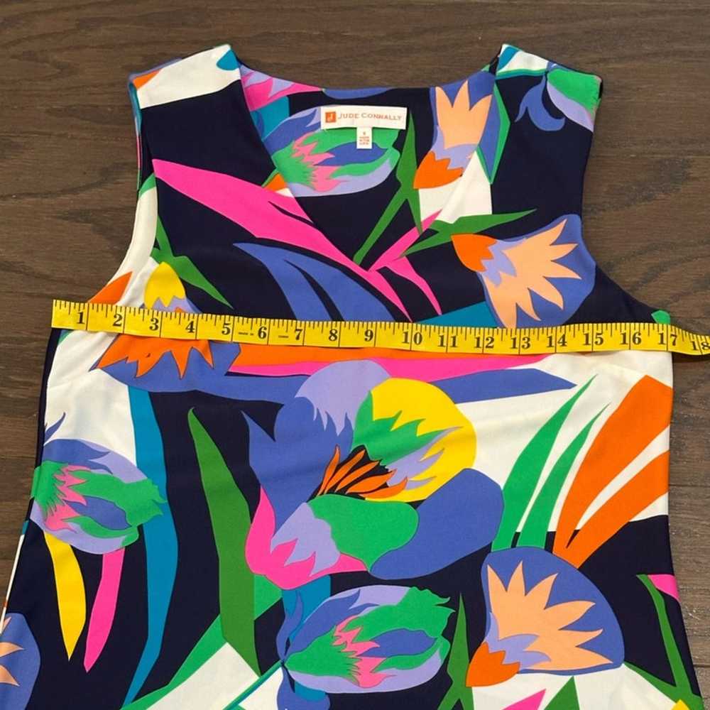 Jude Connally Vibrant Tropical Print Wrinkle Resi… - image 6