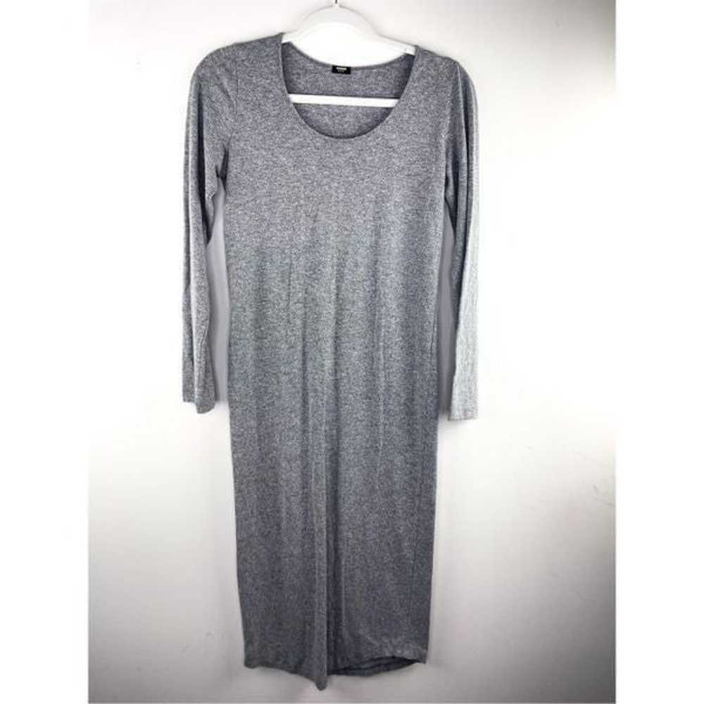 Monrow Mommy Neutral Gray Maternity Long Sleeve M… - image 1
