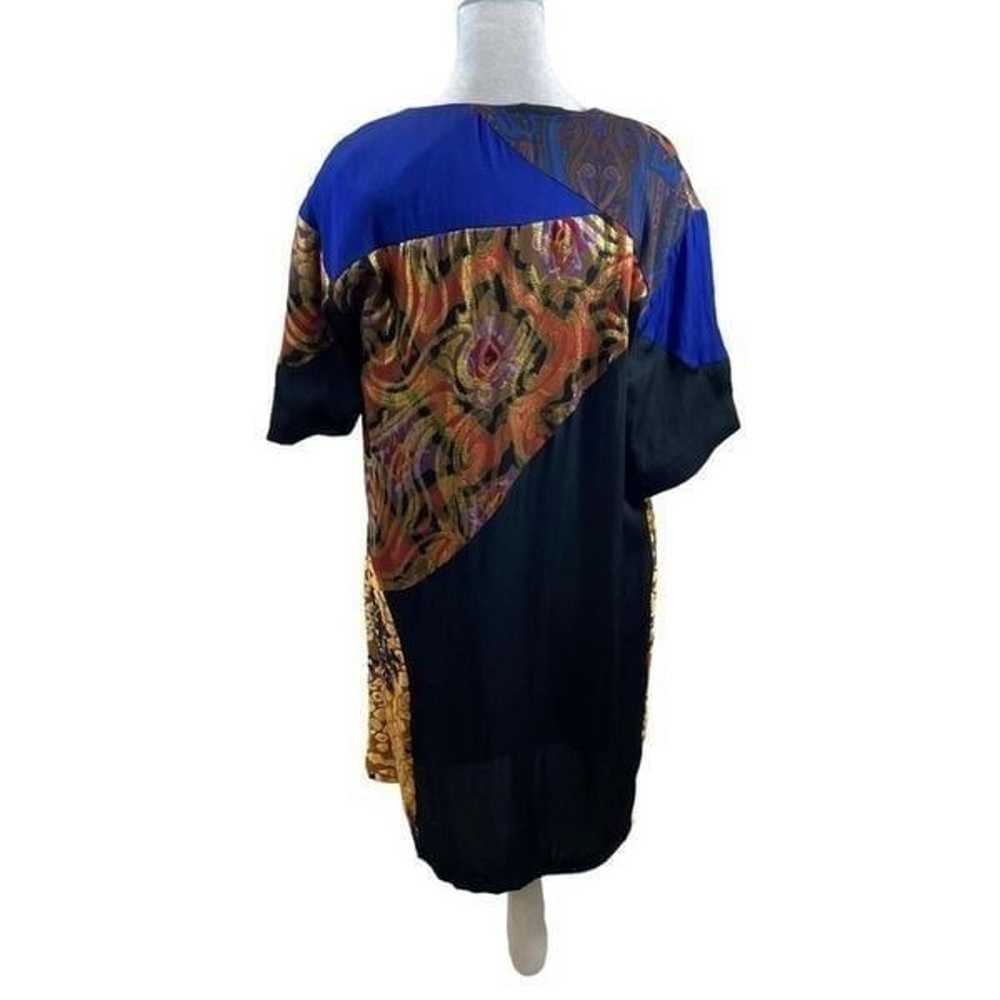 Anthro HD in Paris Camellia Patchwork Dress Size 8 - image 4