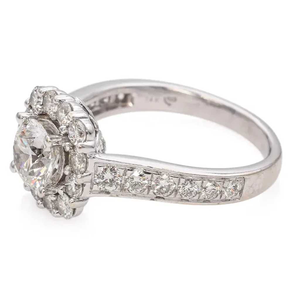 Estate 14K White Gold 2.03 TCW Diamond Engagement… - image 5