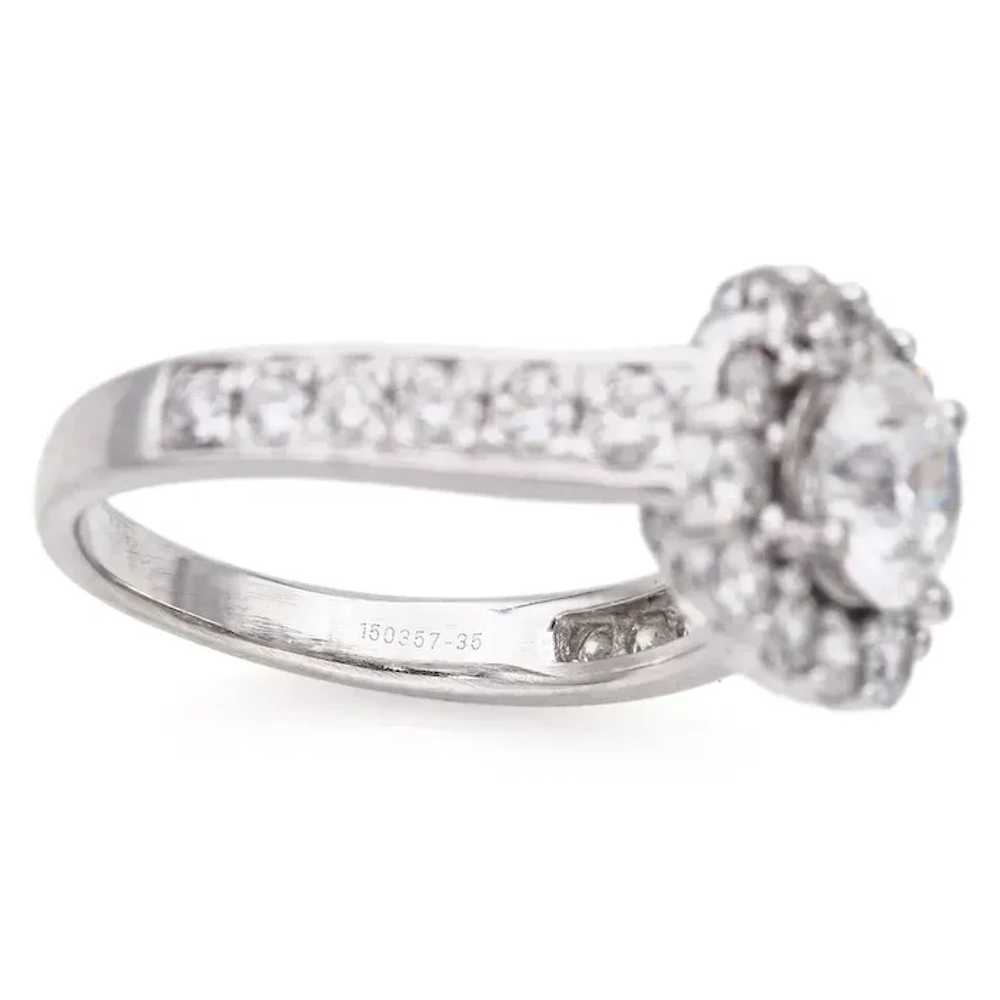 Estate 14K White Gold 2.03 TCW Diamond Engagement… - image 7