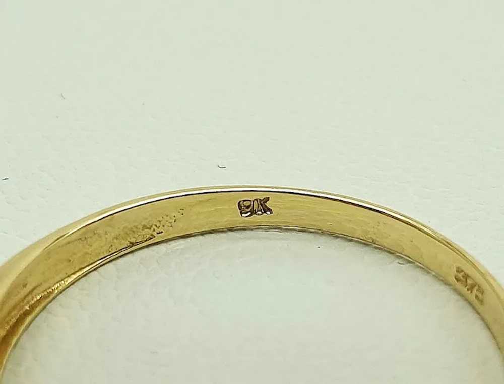 Beautiful Vintage 9ct 375 Yellow Gold and Genuine… - image 10