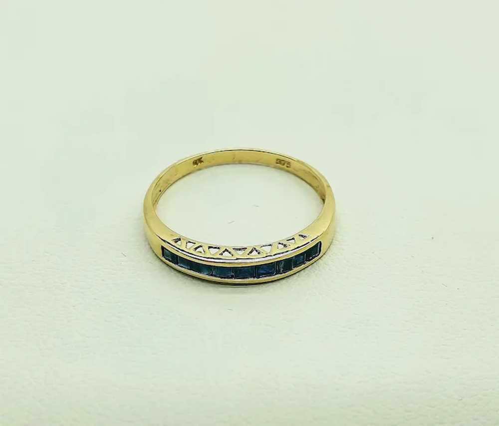 Beautiful Vintage 9ct 375 Yellow Gold and Genuine… - image 8