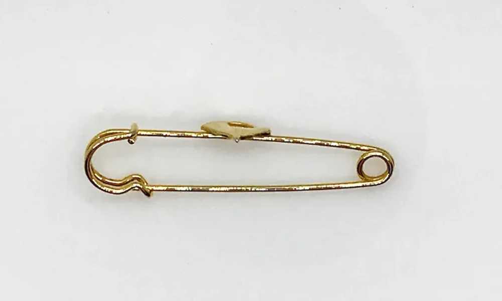 Vintage Gold Tone Horse Head Kilt Pin or Brooch - image 2