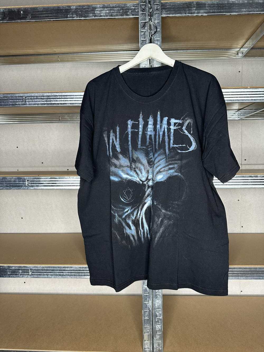 Band Tees × Rock T Shirt × Vintage Y2K In Flames … - image 1