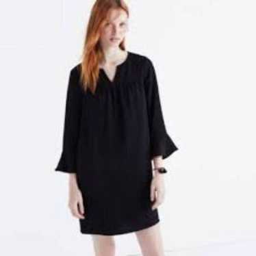 Madewell Starland Black Bell-Sleeve Dress Size XS - image 1