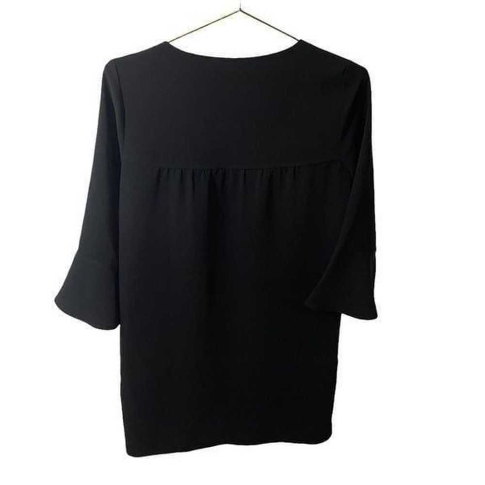 Madewell Starland Black Bell-Sleeve Dress Size XS - image 7