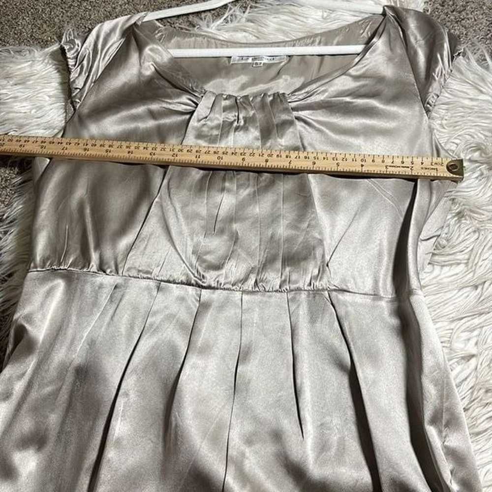 L.K. Bennett London Dress womens Silk satin sheat… - image 8