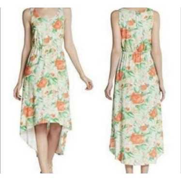 Alice + Olivia Floral High Low Kelty Dress sz 2 - image 1