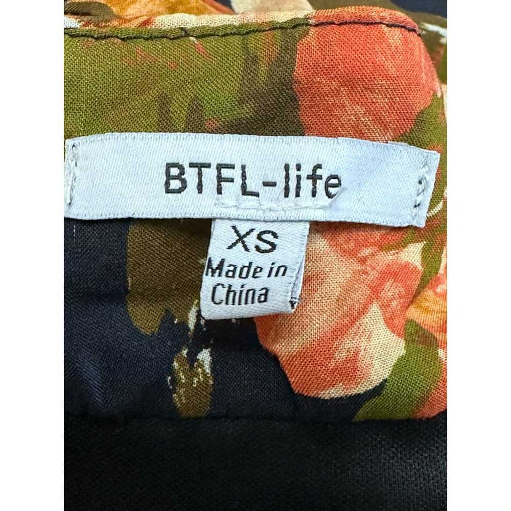 BTFL-Life Womens Wrap Dress Multicolor Floral Ruf… - image 8