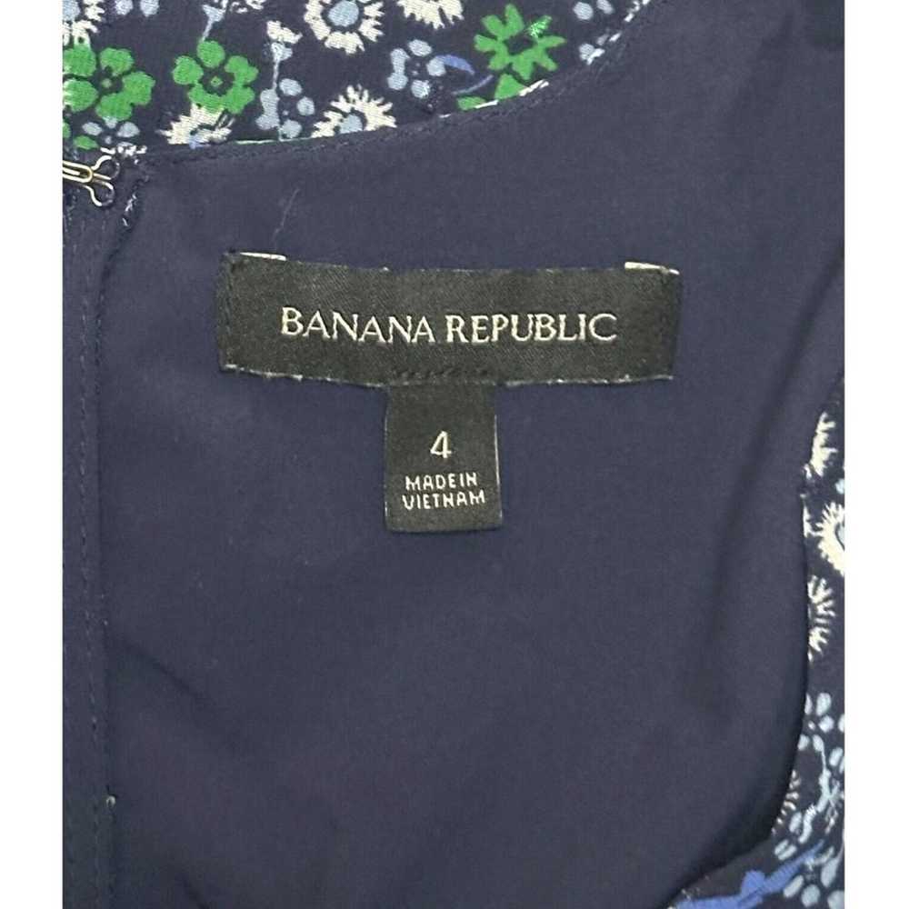BANANA REPUBLIC Floral Faux Wrap Chic Dress Tie F… - image 10