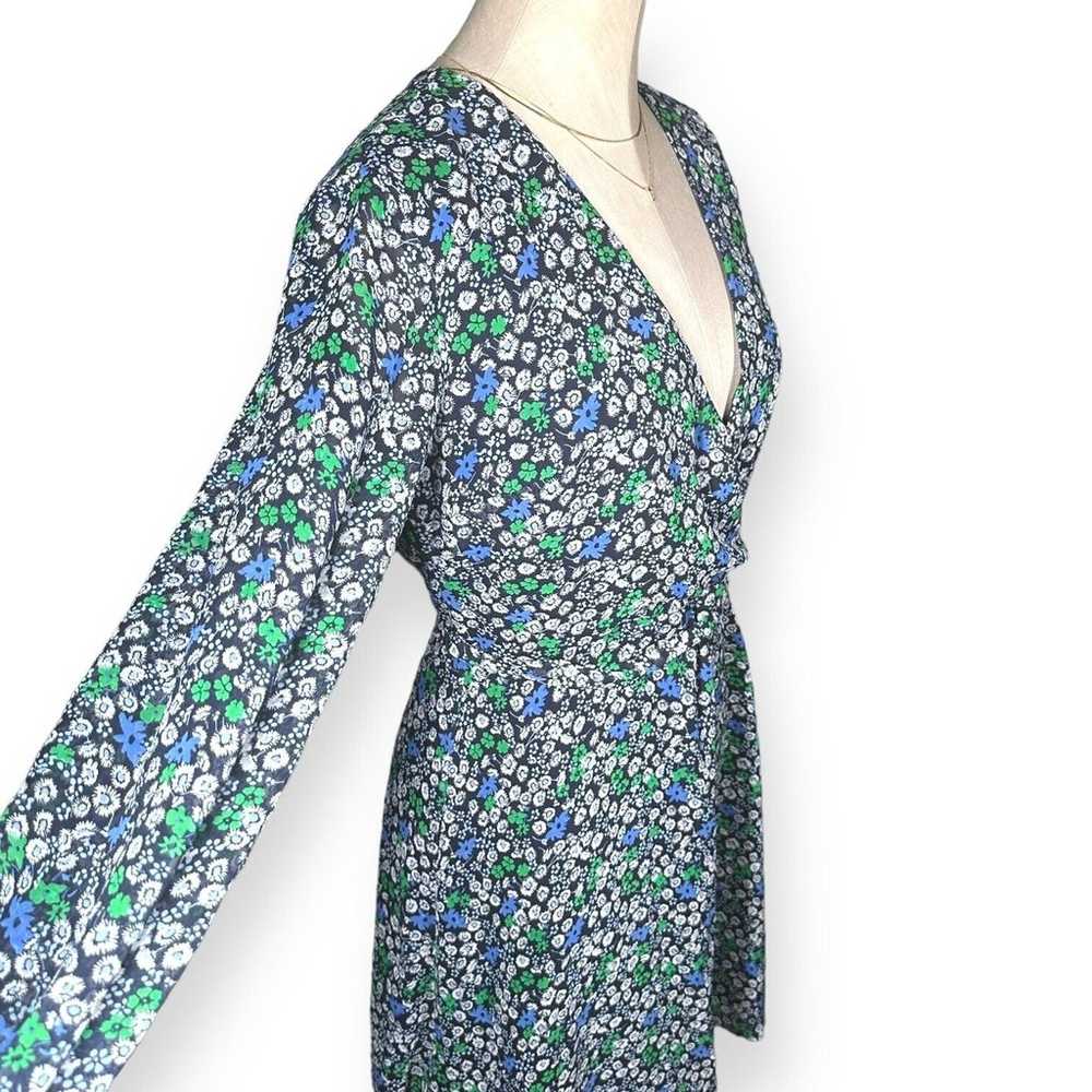BANANA REPUBLIC Floral Faux Wrap Chic Dress Tie F… - image 4
