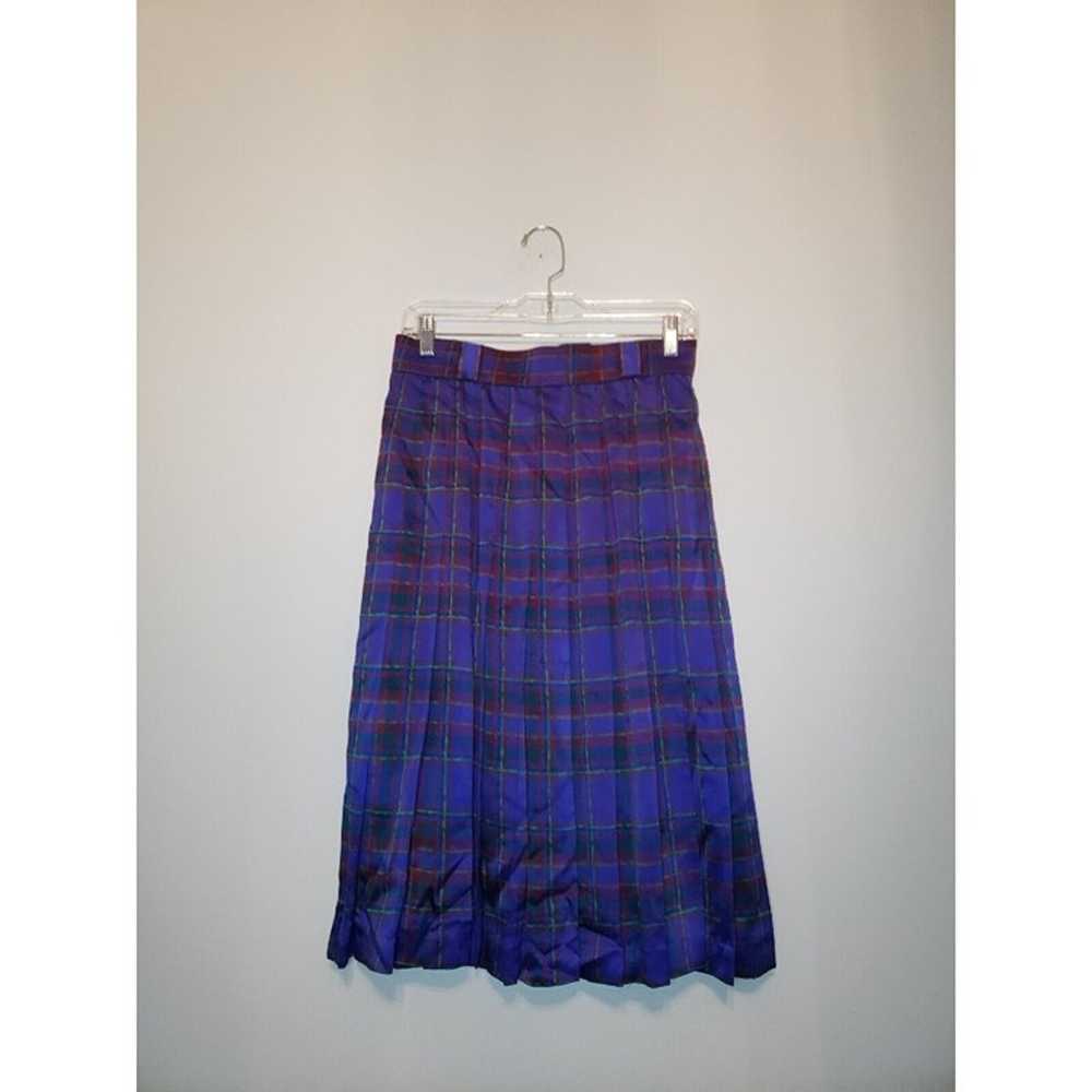 Vtg Carlisle Womens 6 Top Skirt Outfit Set Purple… - image 3