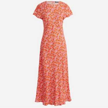 J crew floral midi dress - image 1