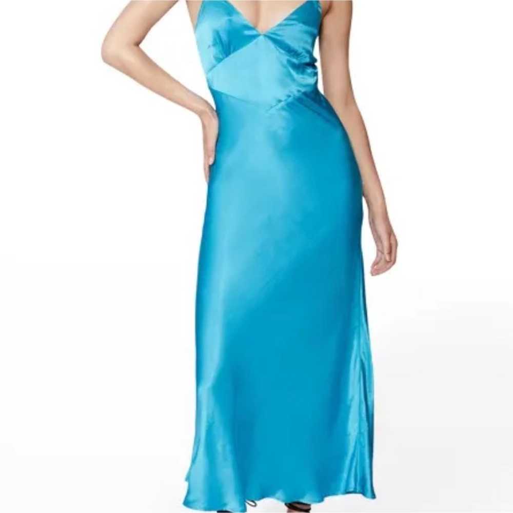 Bardot Madelyn Stappy Midi Satin Slip Dress - image 1