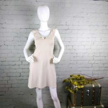 Susana Monaco Flutter Neck Mini Sleeveless Dress … - image 1