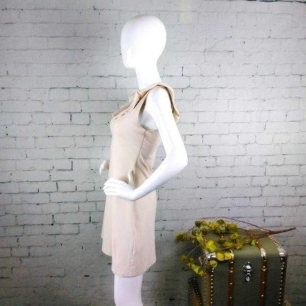 Susana Monaco Flutter Neck Mini Sleeveless Dress … - image 2