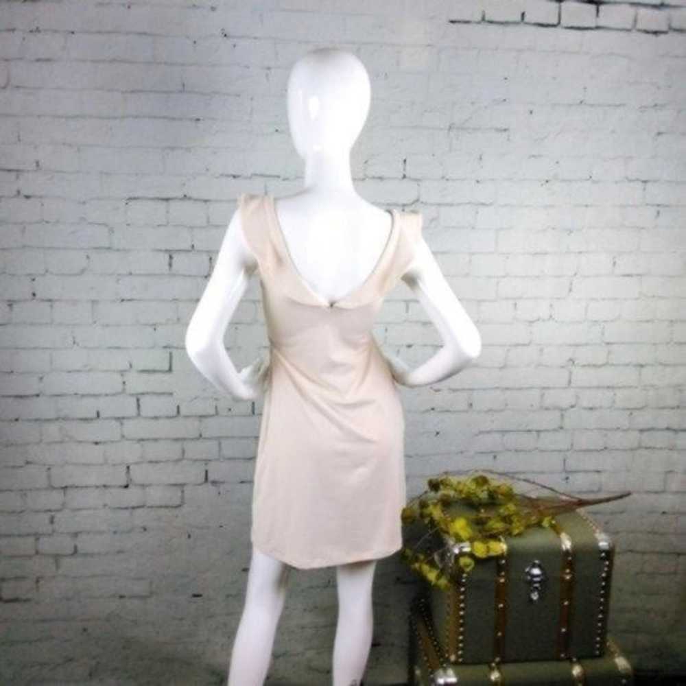 Susana Monaco Flutter Neck Mini Sleeveless Dress … - image 3
