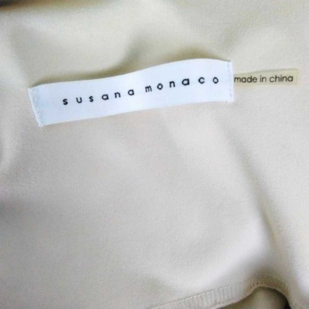 Susana Monaco Flutter Neck Mini Sleeveless Dress … - image 4