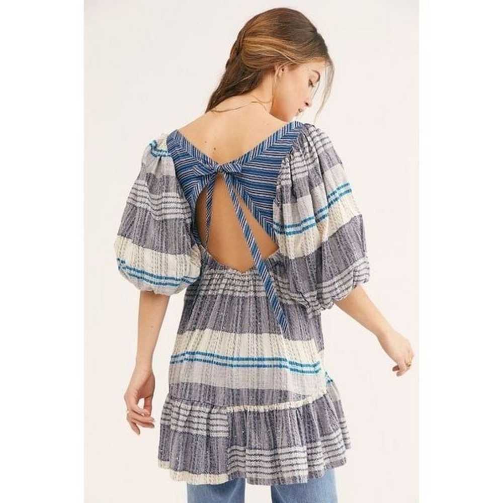 Free People All Lined Up Mini Dress Size S - image 2