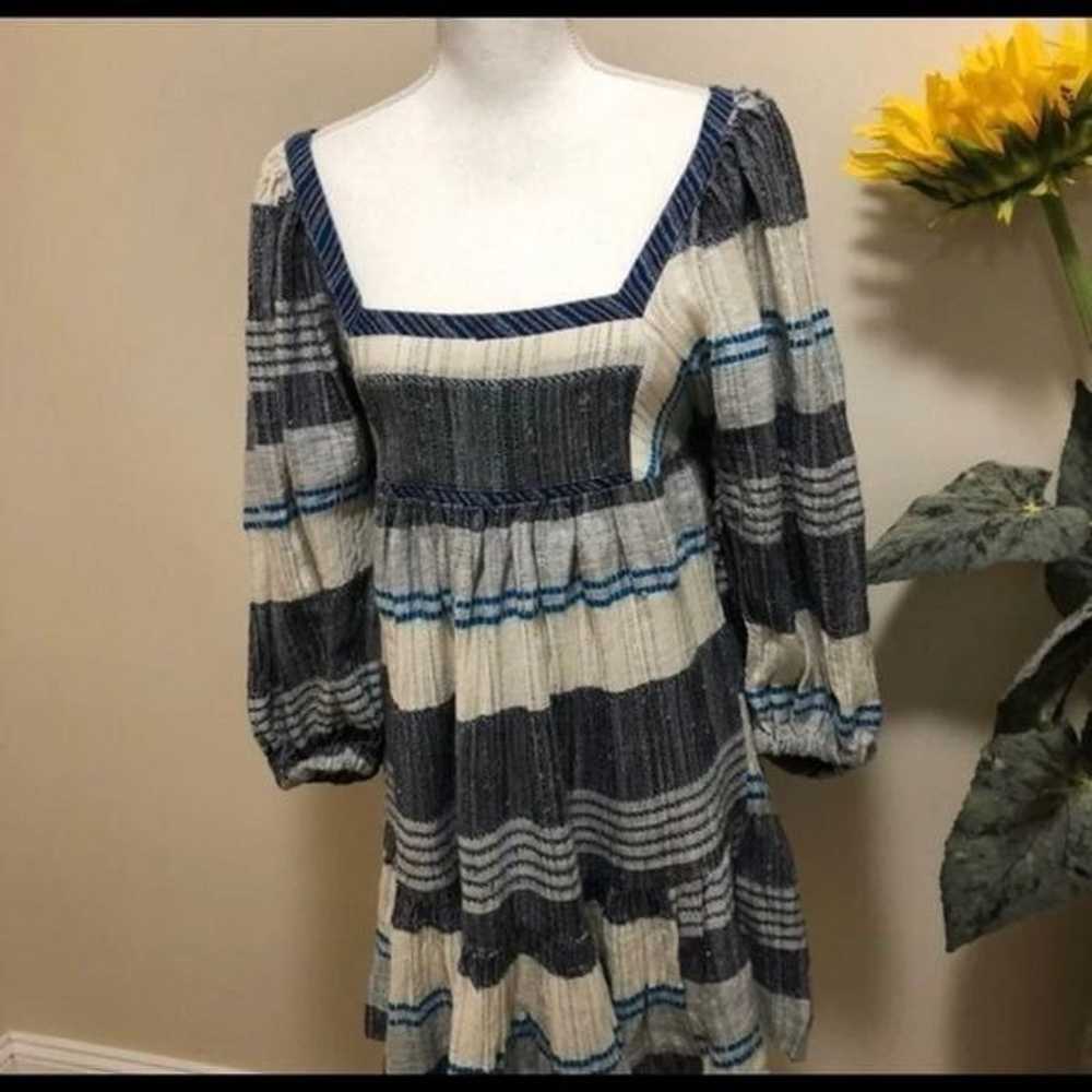 Free People All Lined Up Mini Dress Size S - image 4