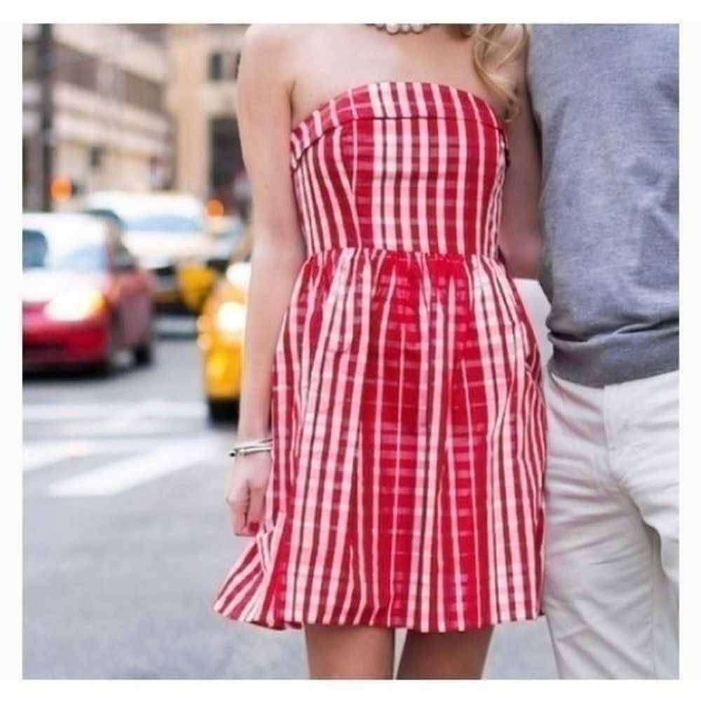 Vineyard Vines Red and White Gingham Fit and Flar… - image 2