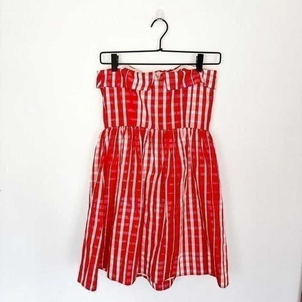 Vineyard Vines Red and White Gingham Fit and Flar… - image 3